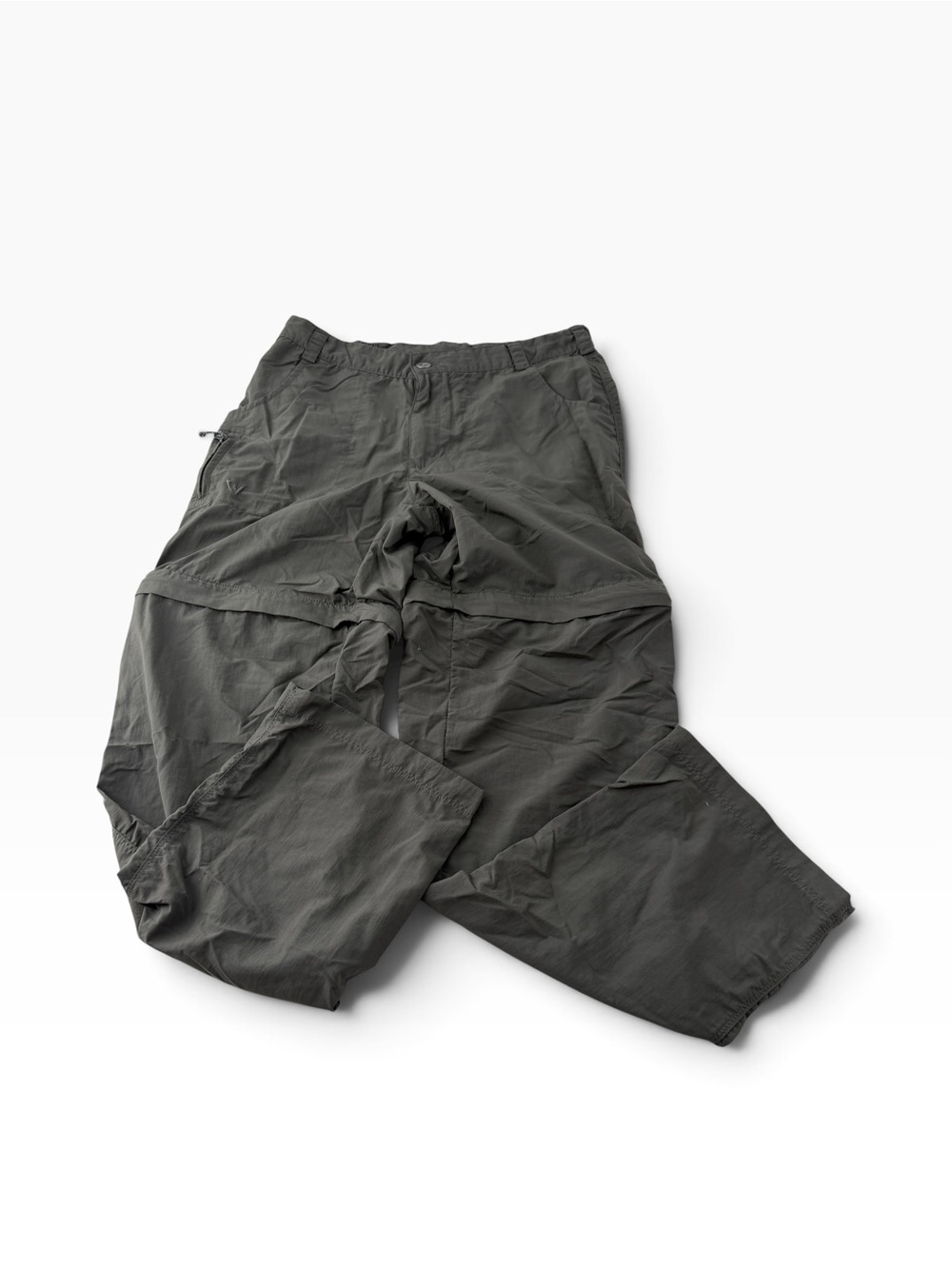 White Sierra Women's M Charcoal Pants Convertible Cargo Active Hiking Gorpcore